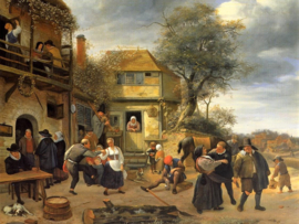Steen boerenbruiloft Diamond Painting full