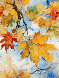 Herfst bladeren Diamond Painting