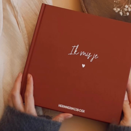 Herinneringsboek Ik mis je  ♥