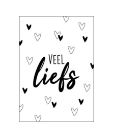 Wenskaart | Veel liefs!