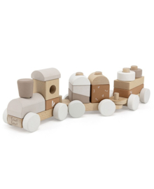 Speelgoedtrein | Crème  | Label label