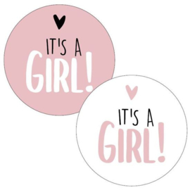 Stickers | It's a girl | 10 stuks