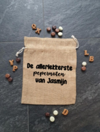Jute zak | Medium | De allerlekkerste pepernoten