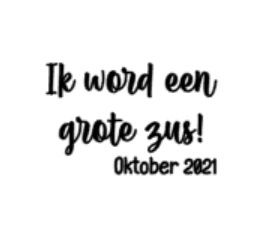 Ontwerp | Ik word een grote zus