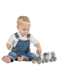 Speelgoedtrein | Blauw | Label label
