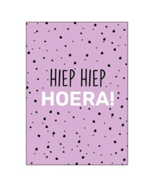 Wenskaart | Hiep hiep hoera!