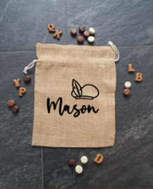 Jute zak | Medium | Pietenmuts en naam