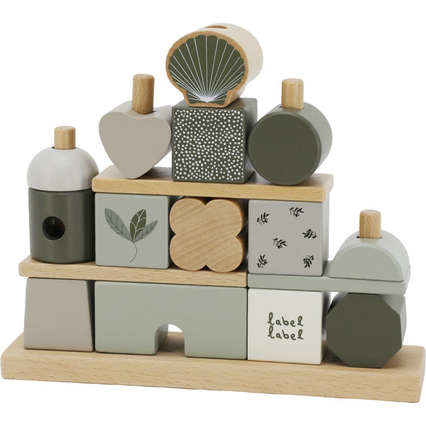Stapelhuis | Olijf groen | Label label