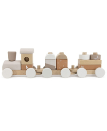 Speelgoedtrein | Crème  | Label label