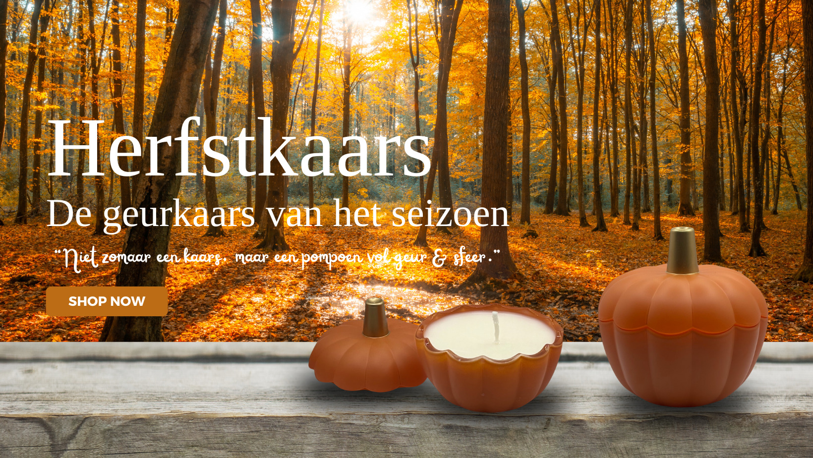 Herfstgeurkaars