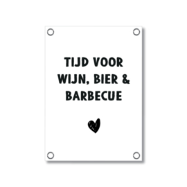 Tuinposter House of Valley | Tijd voor Wijn, Bier & Barbecue