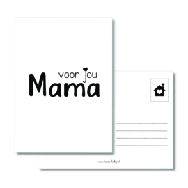 A6 kaart | Voor jou Mama