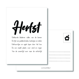 A6 kaart | Herfst