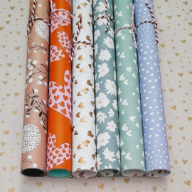 Cadeaupapier - set 1 - 6 x 1 meter