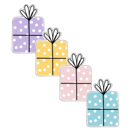 Cadeausticker - Pakje - 12 stuks