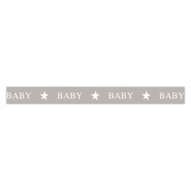 Krullint - Baby - warm grey 10mm - per 5 meter
