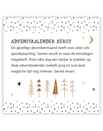 Kerst Aftelkalender - per stuk