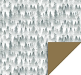 Cadeaupapier - X-mas Forest - 30cm x 2m