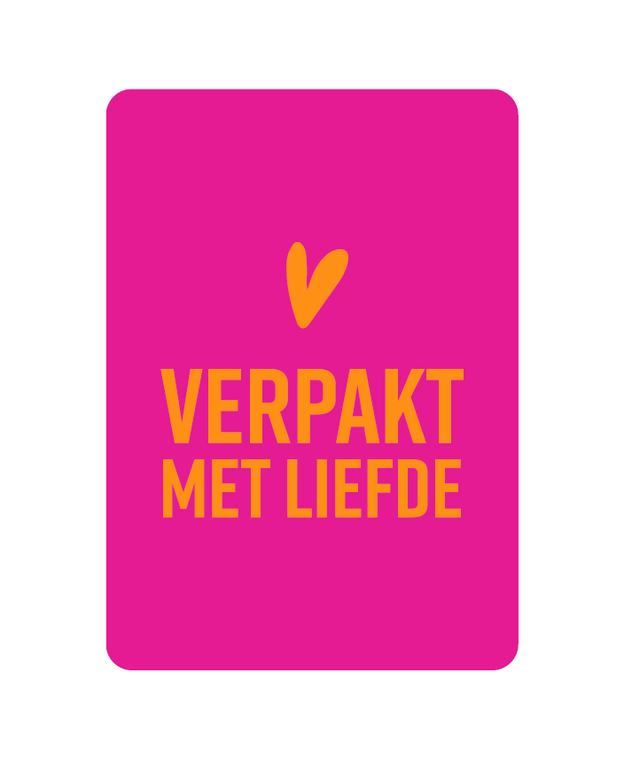 Kaart - Verpakt met liefde - per stuk