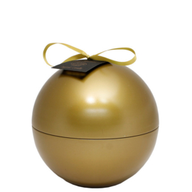 Soja geurkaars - Kerstbal/goud 110 gram - winter glow