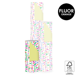 Cadeaupapier - Party Guirlande - yellow - 30cm x 2m