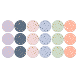 Cadeausticker - Minimal Dots - 12 stuks