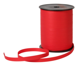 Krullint - Paperlook - rood 10mm - per 5 meter