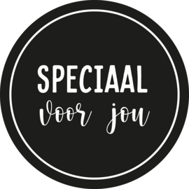 Cadeausticker - Speciaal voor jou - zwart/wit - 10 stuks