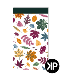 Cadeauzakje - Autumn Leaves - 12x19cm - 5 stuks