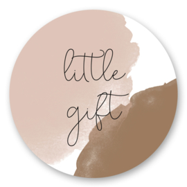 Cadeausticker - Little gift - 10 stuks