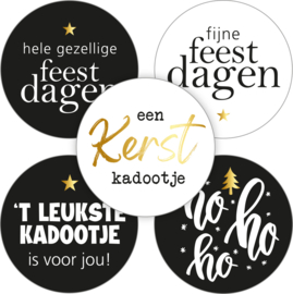 Cadeausticker - Kerst Assorti - 10 stuks