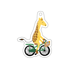 Cadeaulabel - Party Animals - Giraffe - per stuk