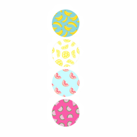 Cadeausticker - Summer fruit - 12 stuks
