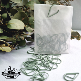Paperclip druppel "Sage Green"