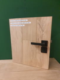 Intersteel roz WC vierkant mat zwart