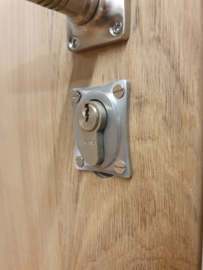 Cylinderslotplaat klavier mat nikkel