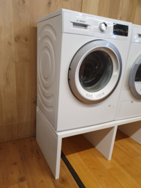 Wasmachineverhoger wit 120x44x60