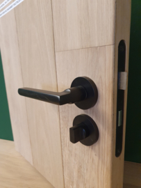 Impresso rond badkamer toiletsluiting mat zwart