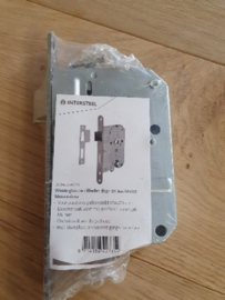 Intersteel dag en nachtslot rvs geborseld met cilinder