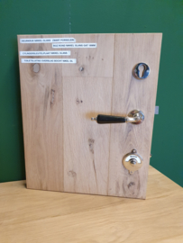 Toiletsluiting overslag bocht nikkel glans