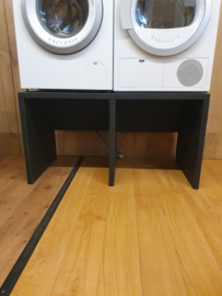 Wasmachineverhoger zwart 120x64x60