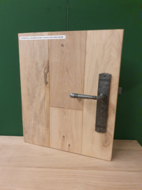 Intersteel Deurkruk Emily schild oud grijs blind