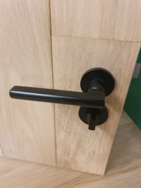 Impresso rond badkamer toiletsluiting mat zwart