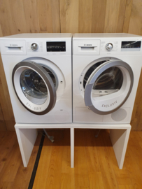 Wasmachineverhoger wit 120x64x60