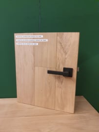 Intersteel Deurkruk Hera vierkant rozet zwart