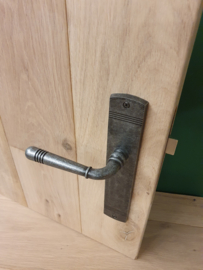 Intersteel Deurkruk Emily schild oud grijs blind