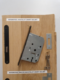 Intersteel kastslot zwart gelakt