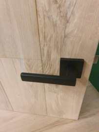 Intersteel Deurkruk Hera vierkant rozet zwart