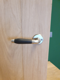 Stokstaart nikkel mat ebben inclusief rozet