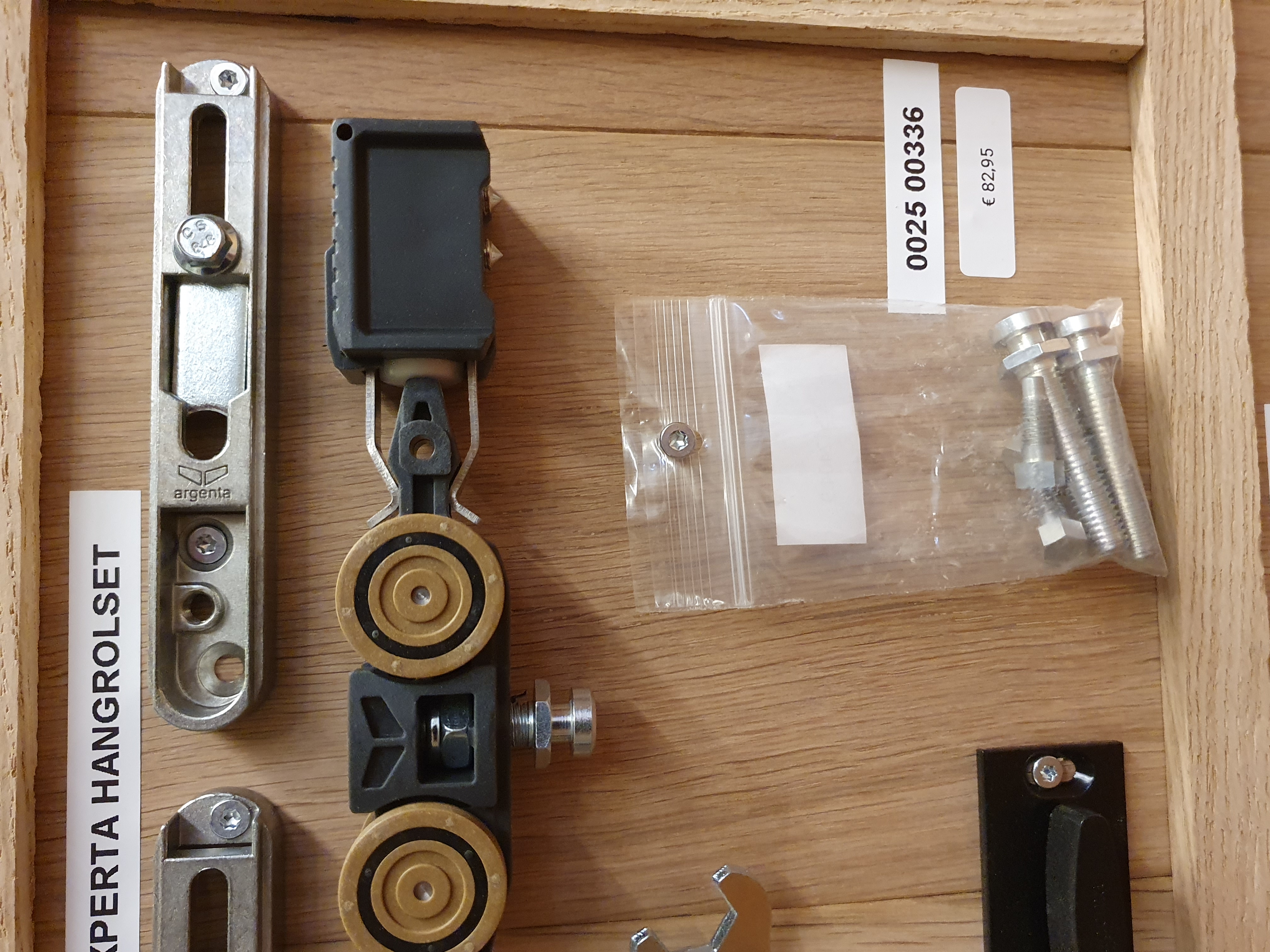 Argenta Xperta hangrolset deurophanging inbouw